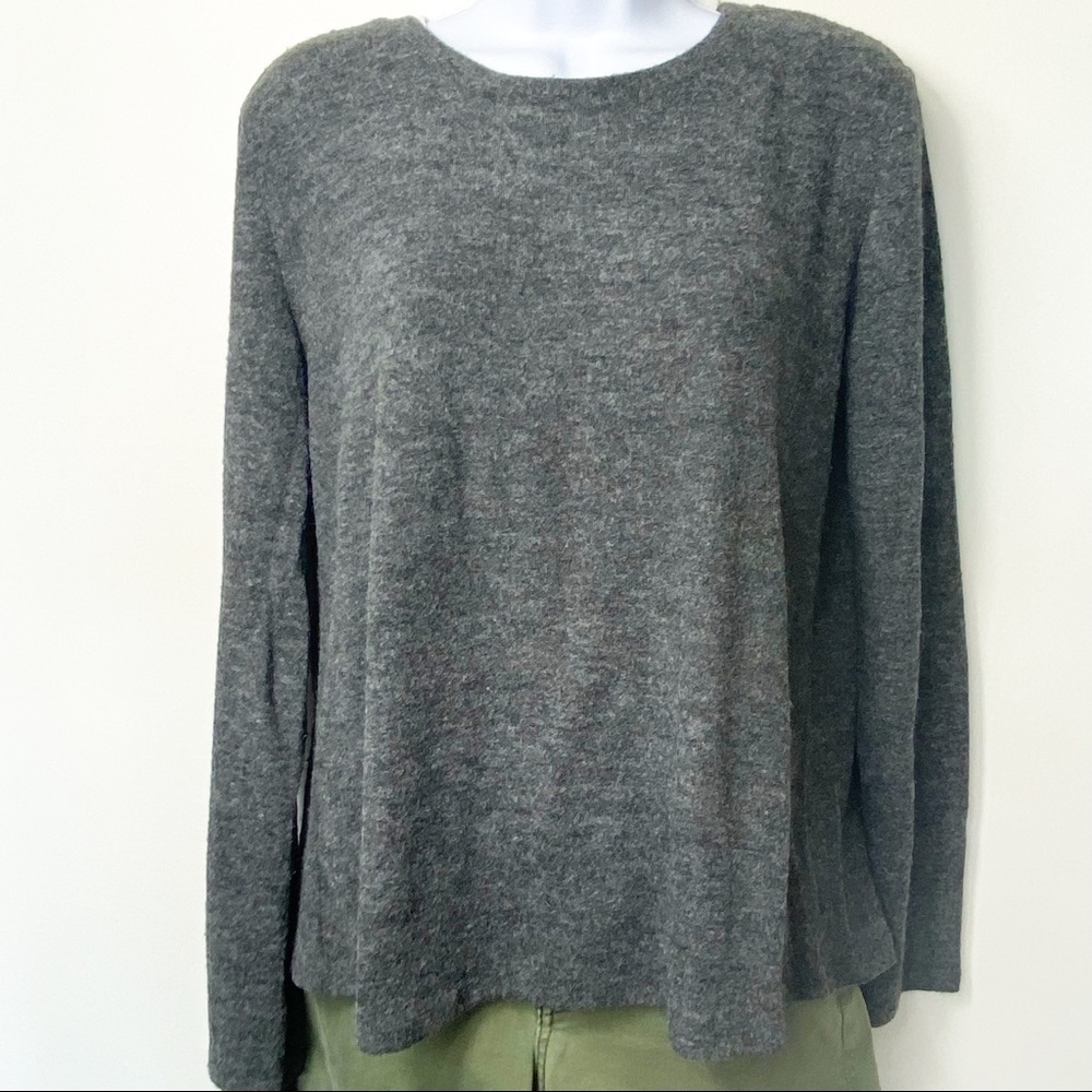 RD STYLE Tie Back Crew Neck Sweater